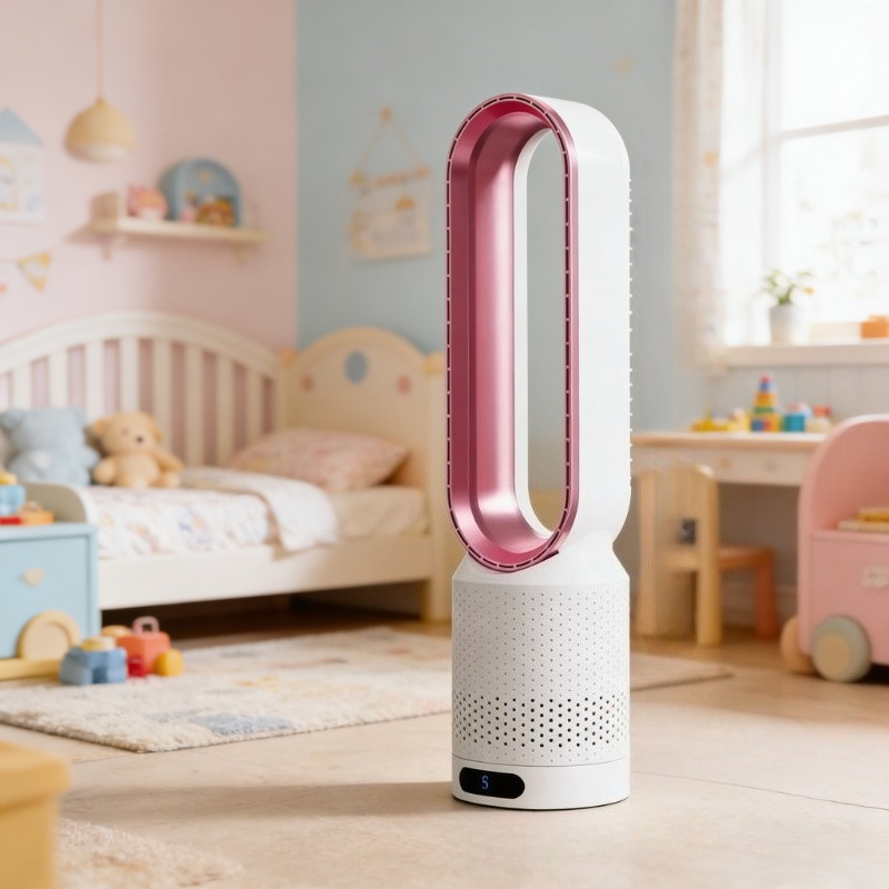 Smart Home For Living - 8-Speed Smart Bladeless Fan Intelligent Timing