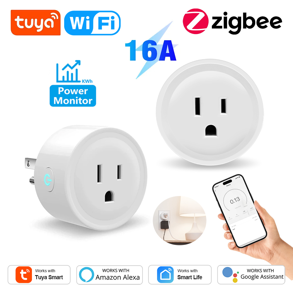 Smart Home Living Room - Tuya Wifi Smart Plug USA CA