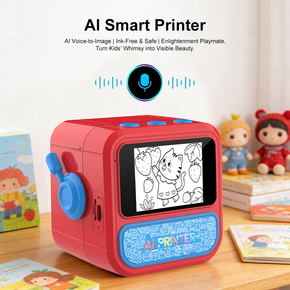 Smart Home Display - Smart AI Voice Mini Thermal Printer