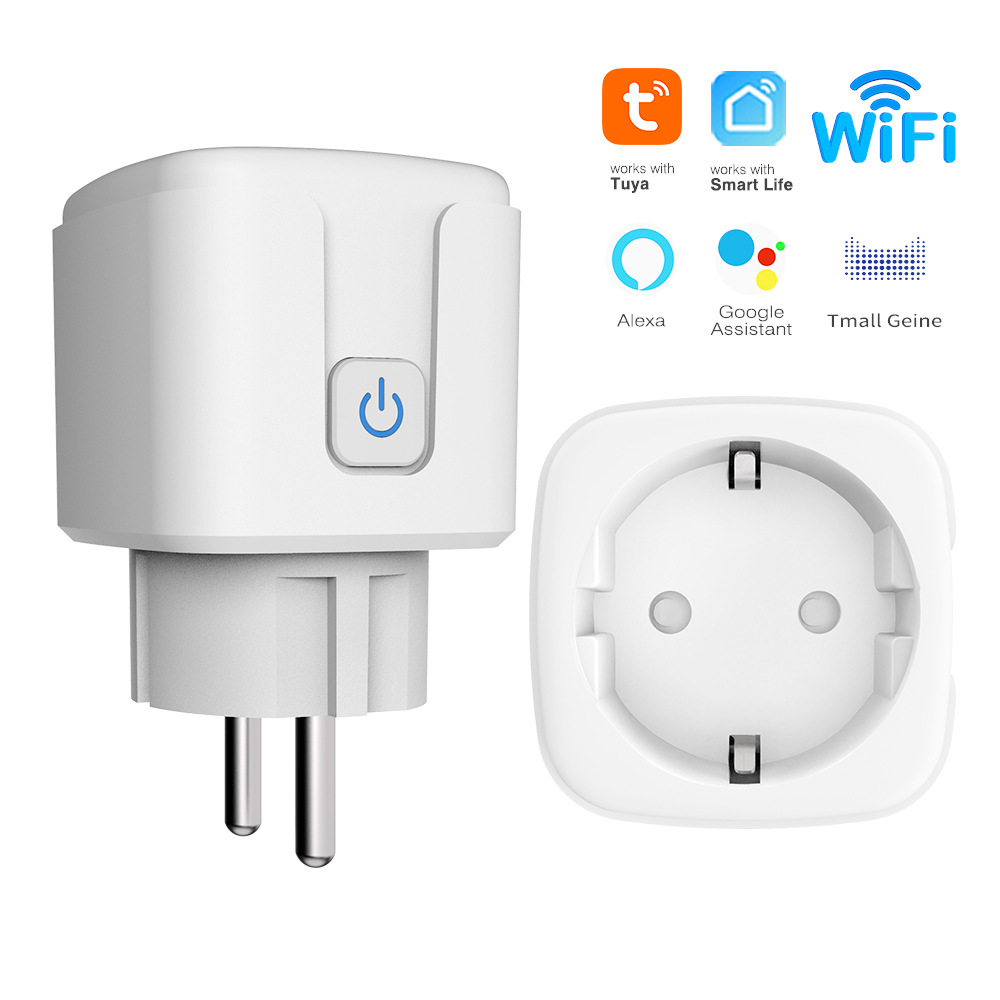 Smart Outdoor Plug - Tuya WiFi Smart Socket with Power