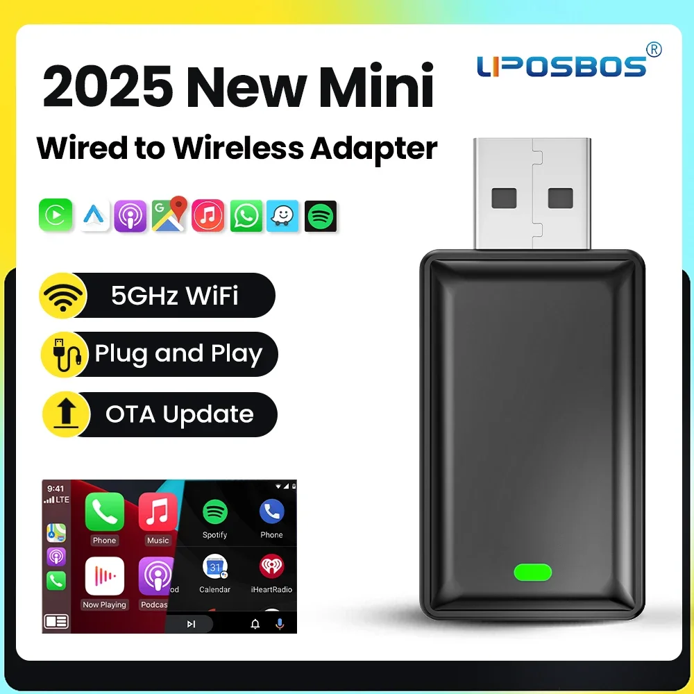 Smart Home Wiz - Wireless Carplay Adapter Wireles Android Auto