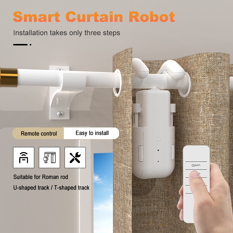 Curtain Motor - Smart Curtain Motor with Remote Button
