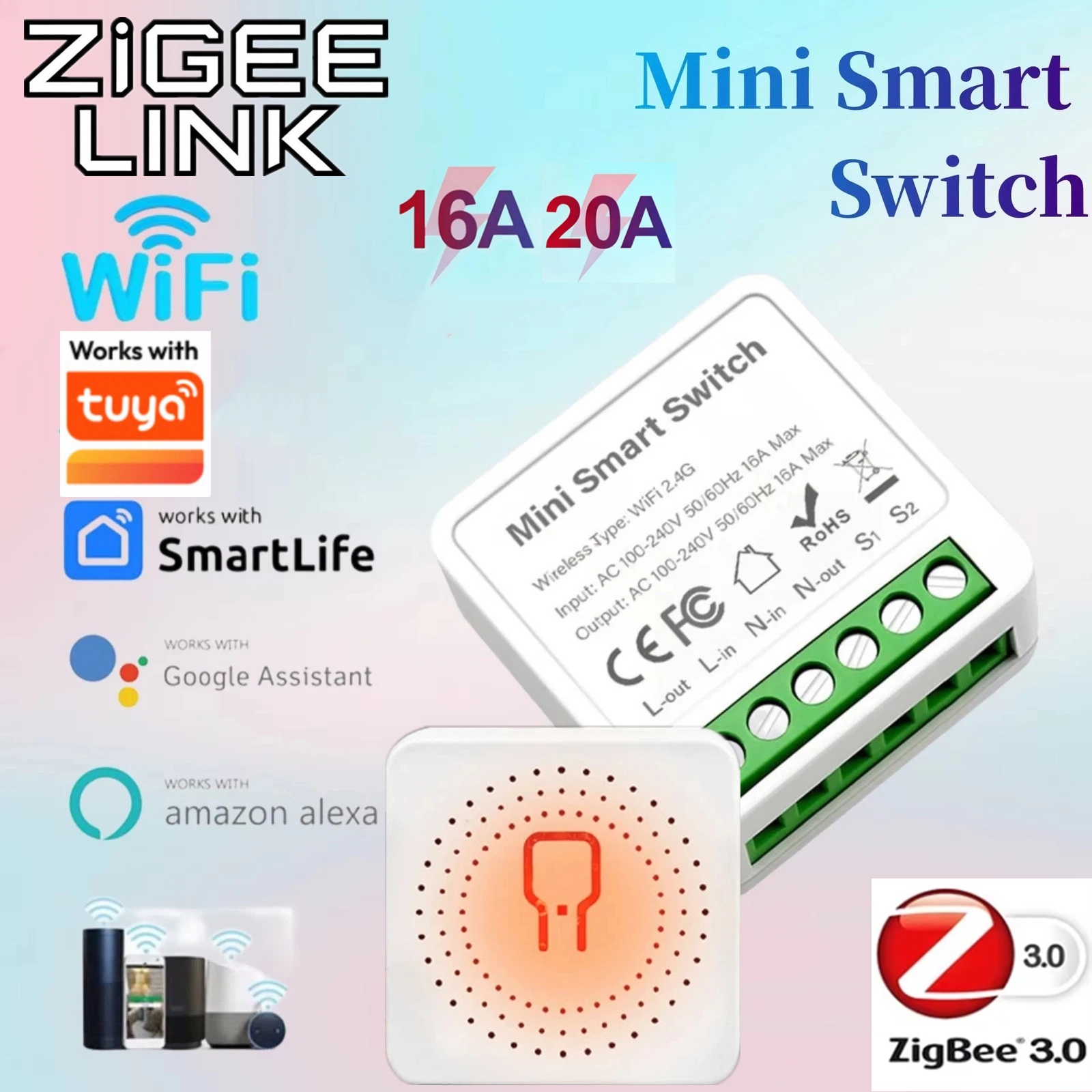 Smart Home Wiz - For Tuya Mini Smart WiFi Switch
