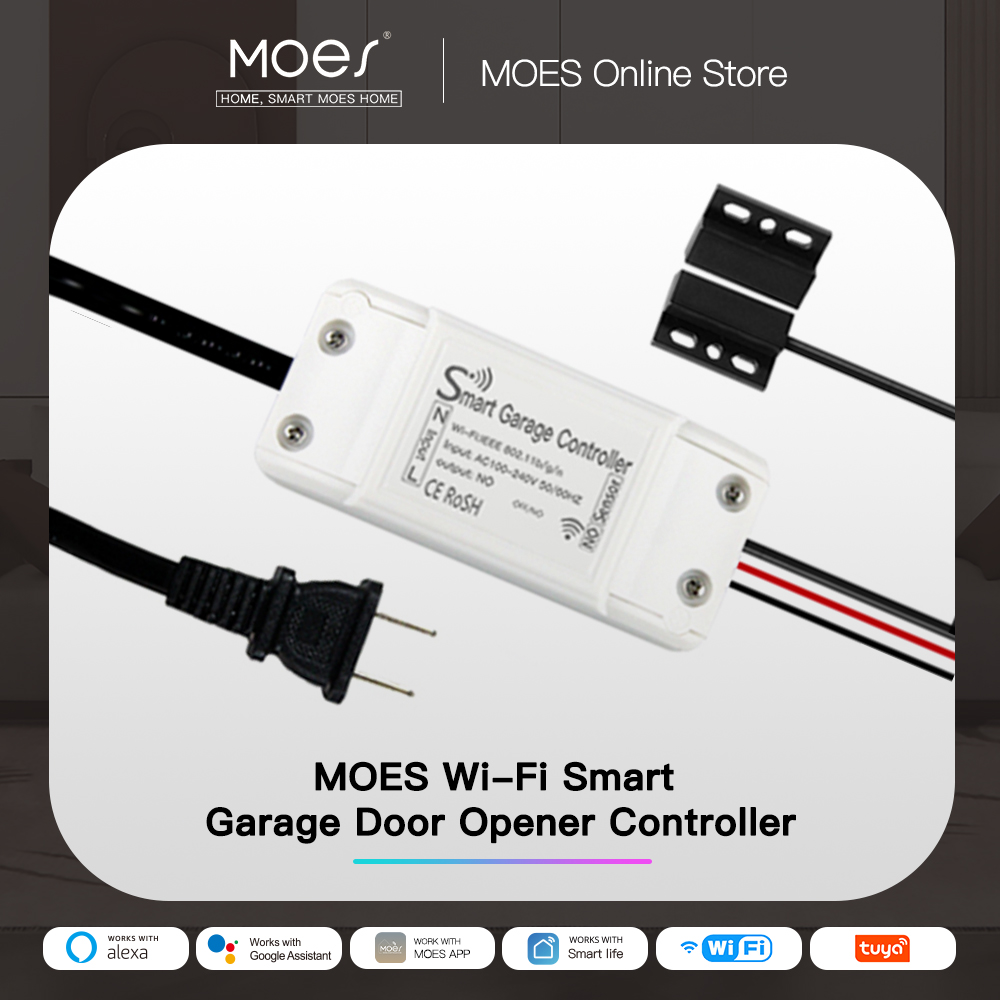 Smart Home Control Panel - MOES Tuya WiFi Smart Garage Door