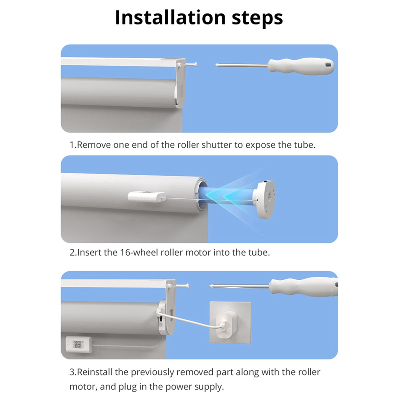 Curtain Motor - B50B-Wifi Smart Roller Shade Blinds Motor