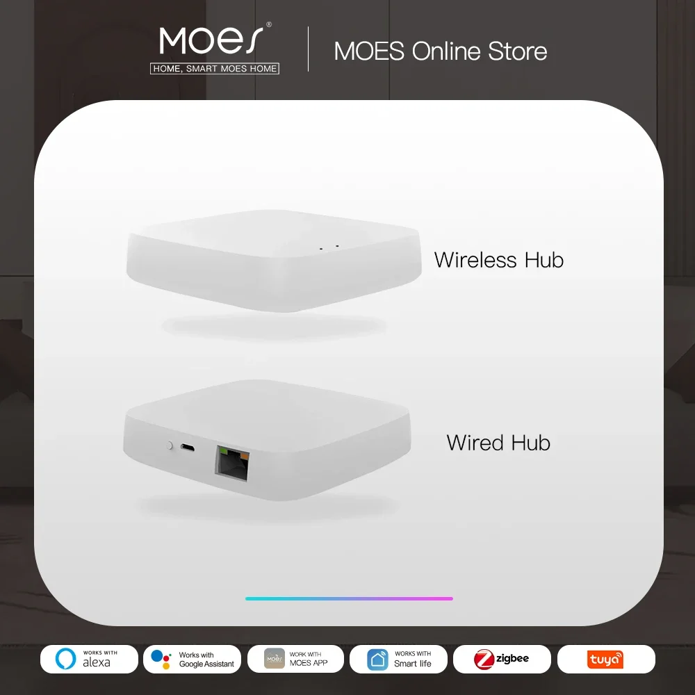 Smart Home Control Panel - Tuya ZigBee 3.0 Smart Gateway Hub
