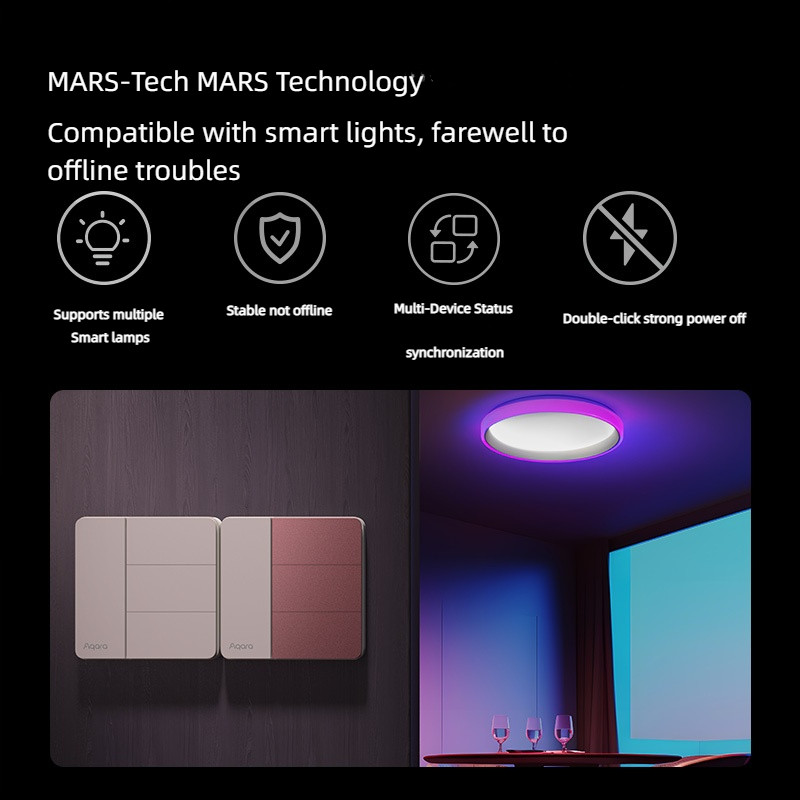 Aqara Smart Wall Switch Z1 Mor - đánh giá và giá Smart Home For Living