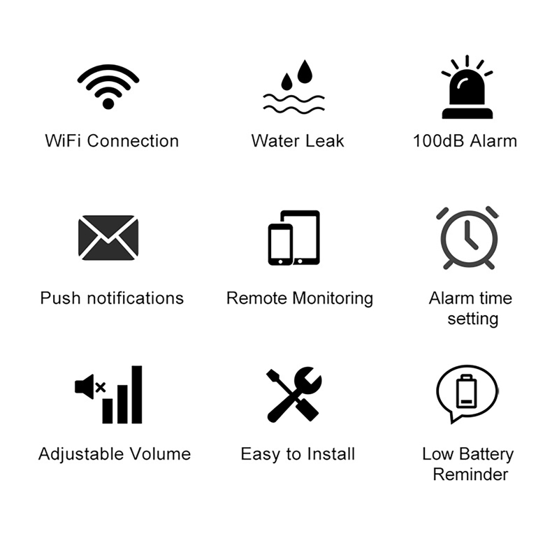 Tuya Smart WIFI Water Leak Sen - đánh giá và giá Wifi Water Sensor