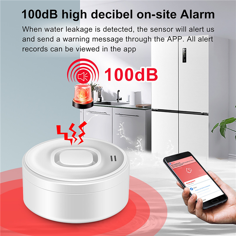 Tuya Smart WIFI Water Leak Sen - đánh giá và giá Wifi Water Sensor