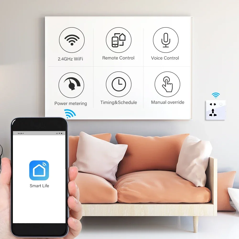 Customized Smart WiFi Wall Soc - đánh giá và giá Smart Home Control Panel