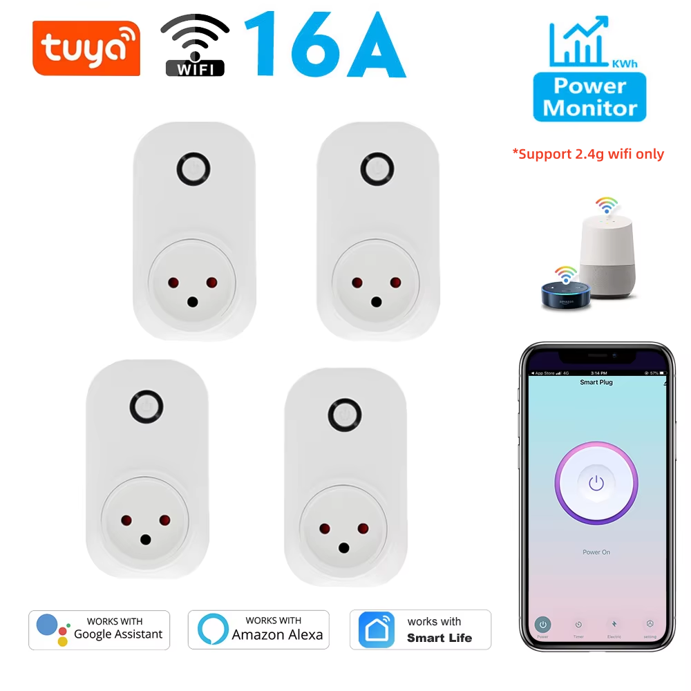 Tuya Smart Socket IsraeL Plug  - đánh giá và giá Smart Outdoor Plug