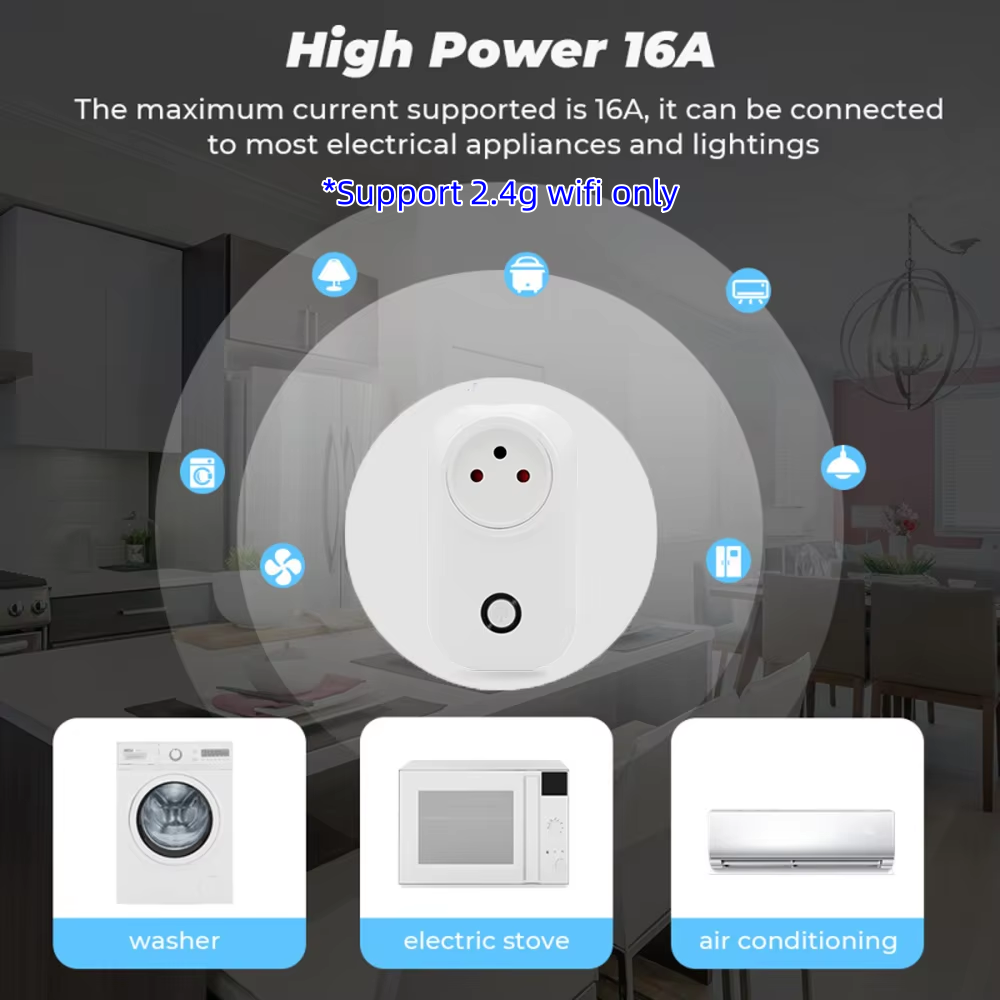 Tuya Smart Socket IsraeL Plug  - đánh giá và giá Smart Outdoor Plug