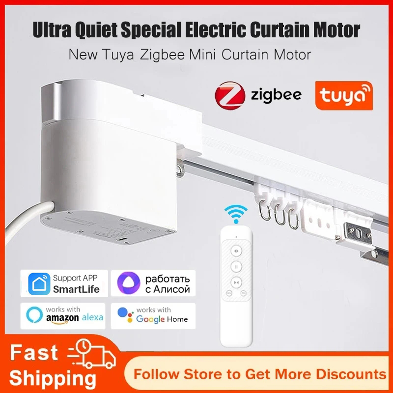 Tuya Zigbee Mini Smart Curtain - đánh giá và giá Curtain Motor