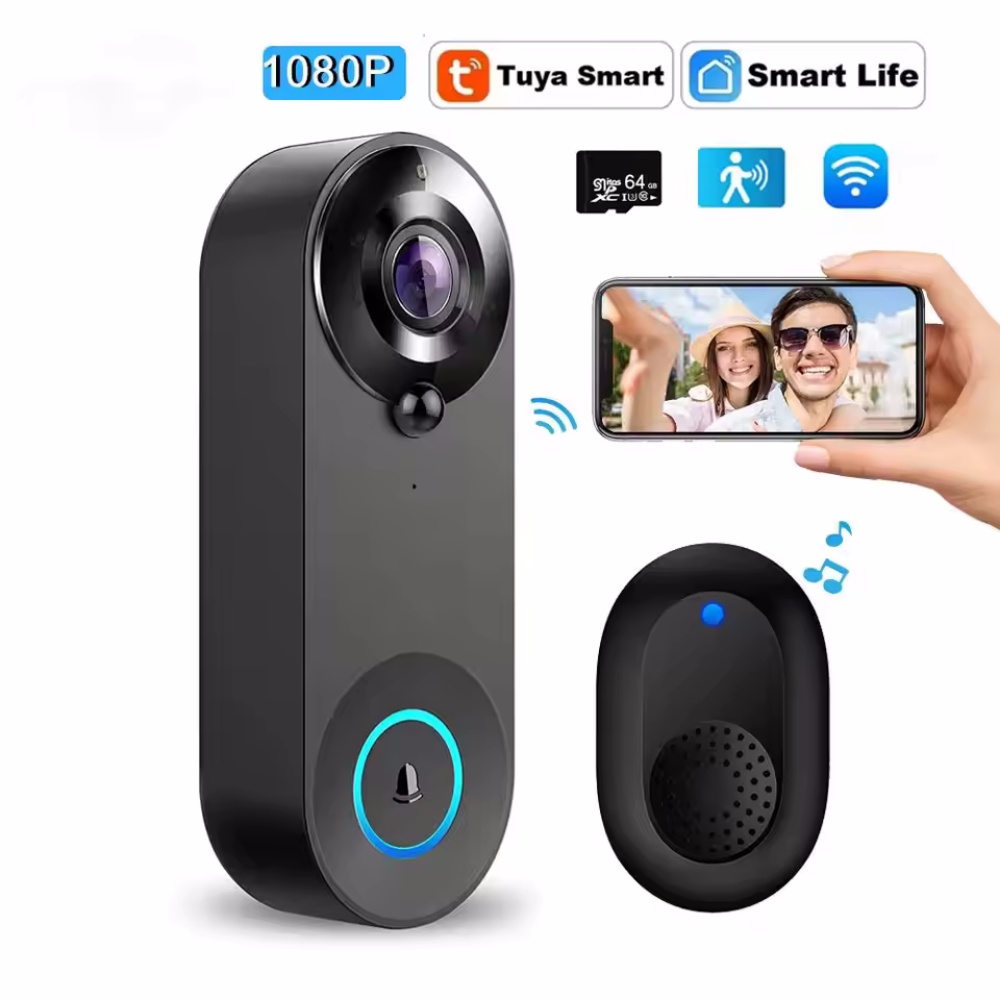 Tuya 1080P Wireless WIFI Doorb - đánh giá và giá Smart Home Video Doorbell
