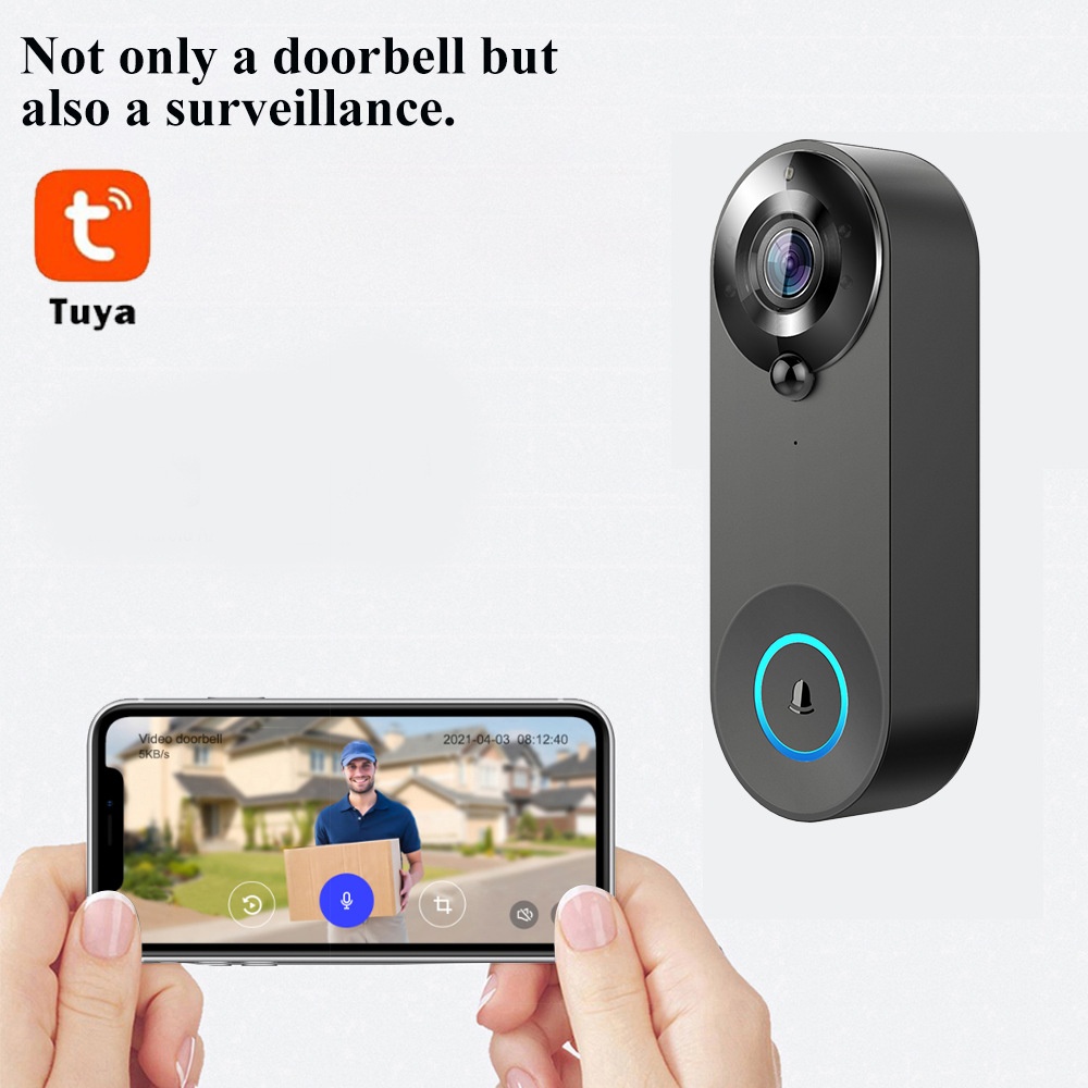 Tuya 1080P Wireless WIFI Doorb - đánh giá và giá Smart Home Video Doorbell