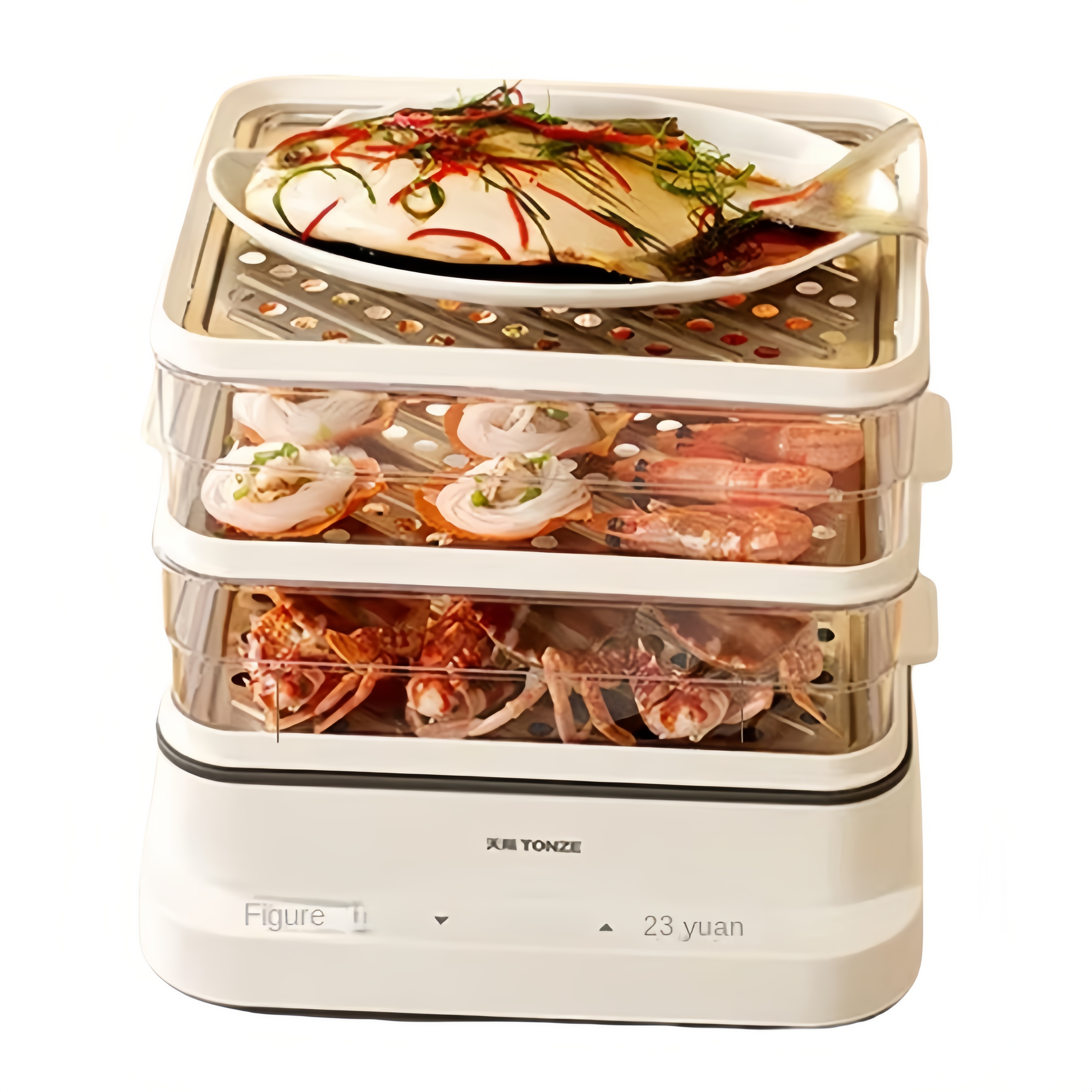 32L Smart Electric Steamer - 3 - đánh giá và giá Smart Home Kitchen