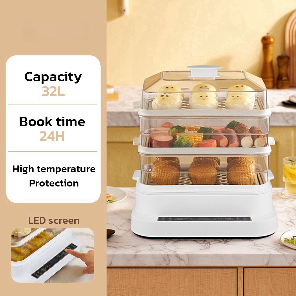 32L Smart Electric Steamer - 3 - đánh giá và giá Smart Home Kitchen