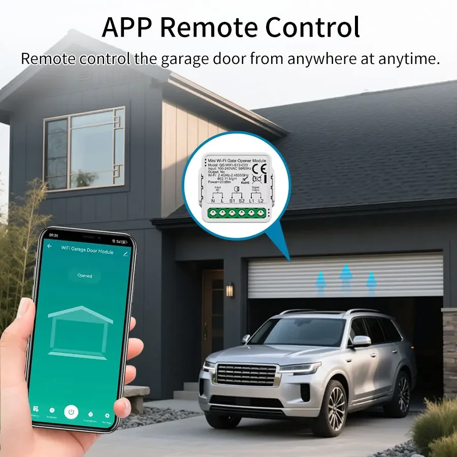 Tuya WIFI/zigbee 3.0 Smart Gar - đánh giá và giá Smart Home Yandex
