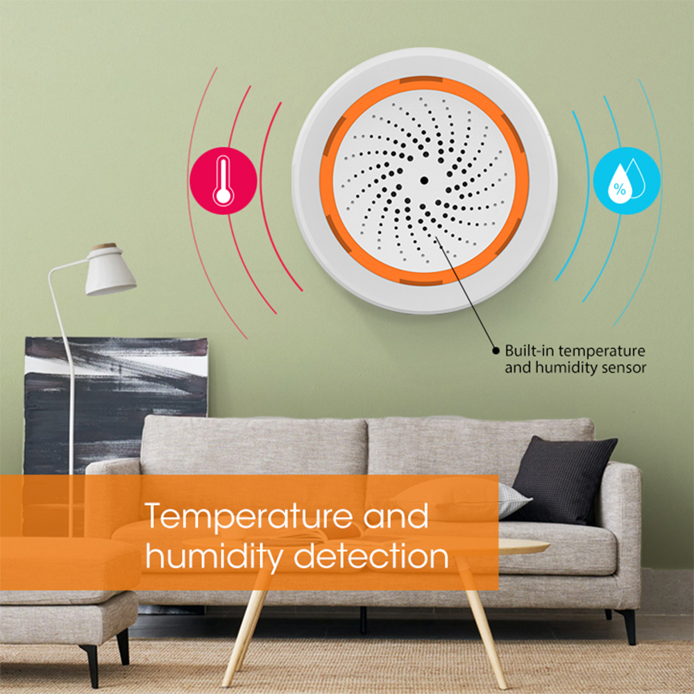 NEO-Tuya Zigbee Siren Gateway  - đánh giá và giá Smart Home Nas