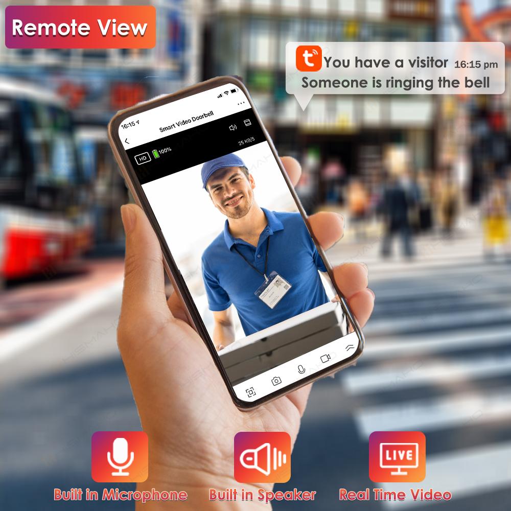 Tuya WiFi Doorbell Camera Outd - đánh giá và giá Smart Home Video Doorbell