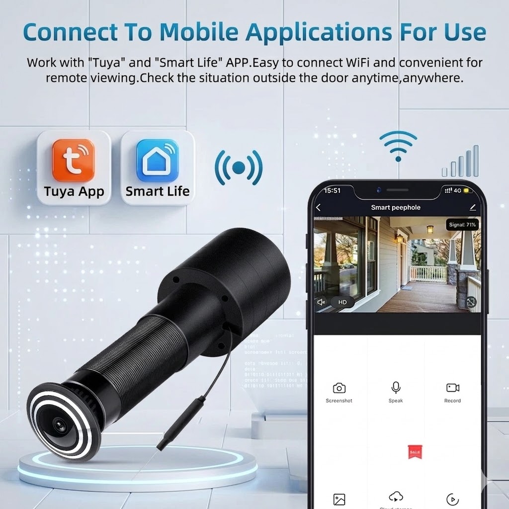 ZEMNIO 2K 3MP Smart Door Peeph - đánh giá và giá Smart Home Video Doorbell