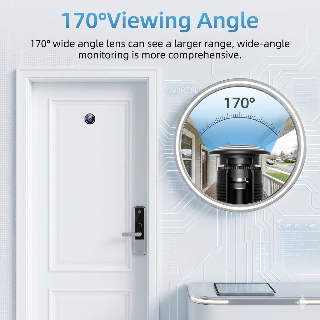 ZEMNIO 2K 3MP Smart Door Peeph - đánh giá và giá Smart Home Video Doorbell