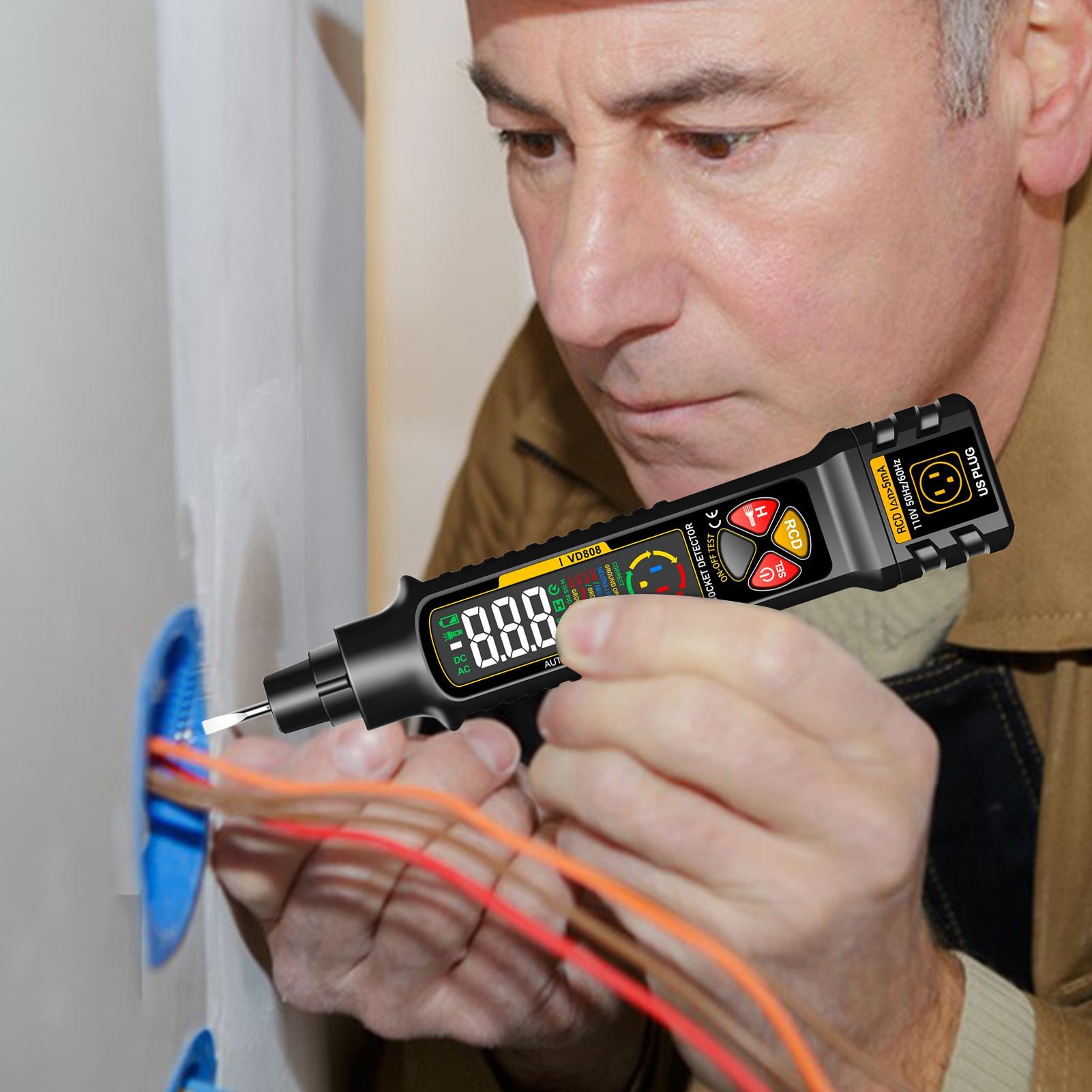 Outlet Tester With LED Display - đánh giá và giá Smart Home Display