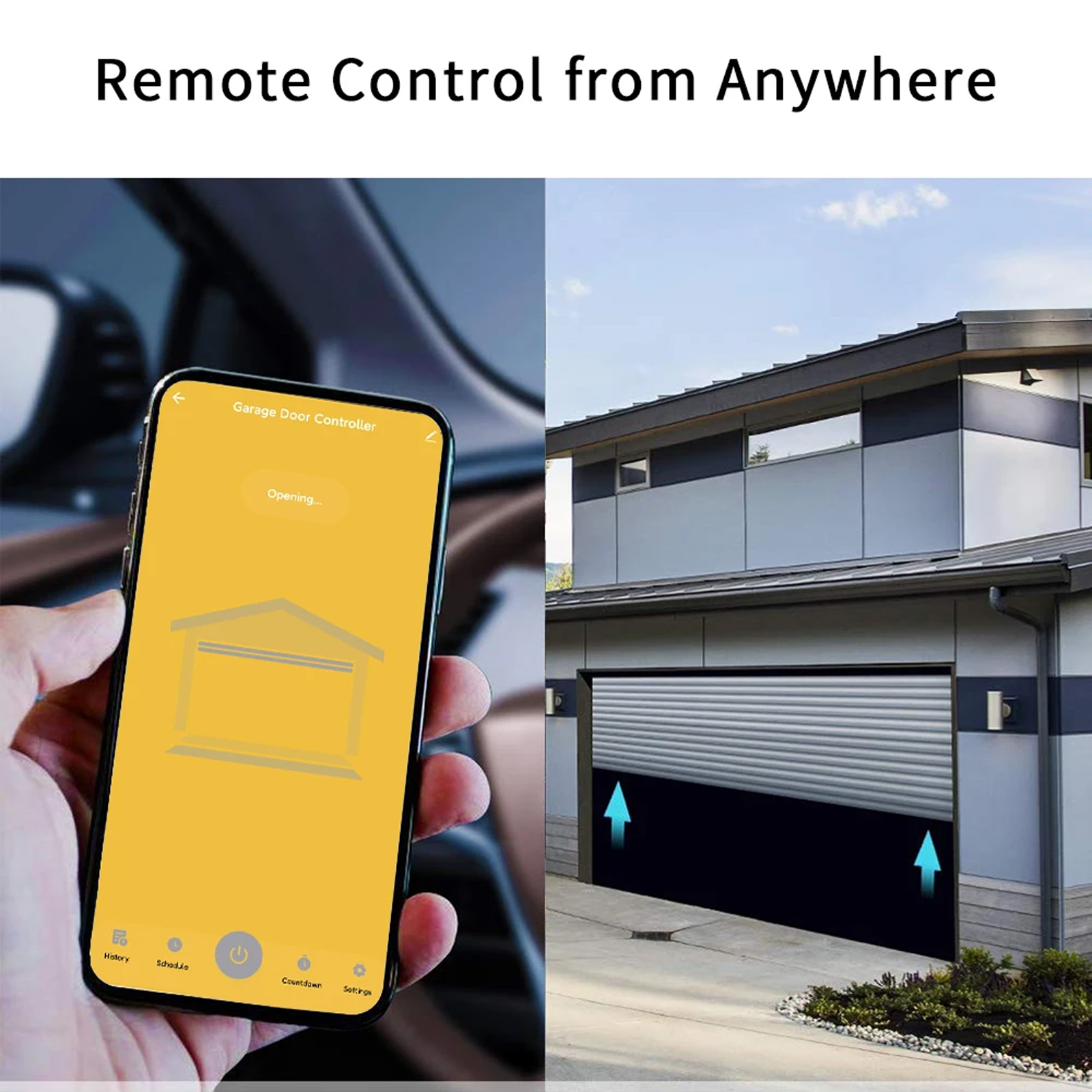 QCSMART Tuya Smart Life Garage - đánh giá và giá Smart Outdoor Plug