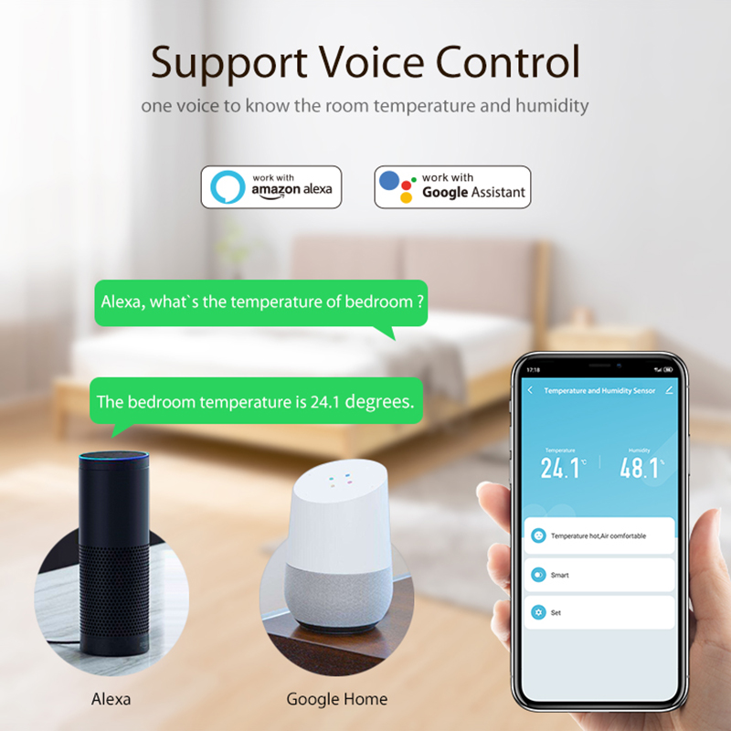 Tuya Smart Zigbee Temperature  - đánh giá và giá Smart Home Apple