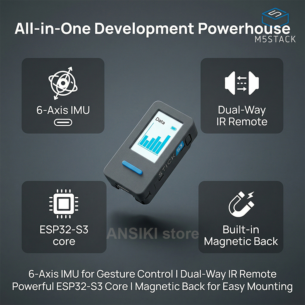 M5Stack M5StickS3 ESP32-S3 IoT - đánh giá và giá Smart Home Control Panel