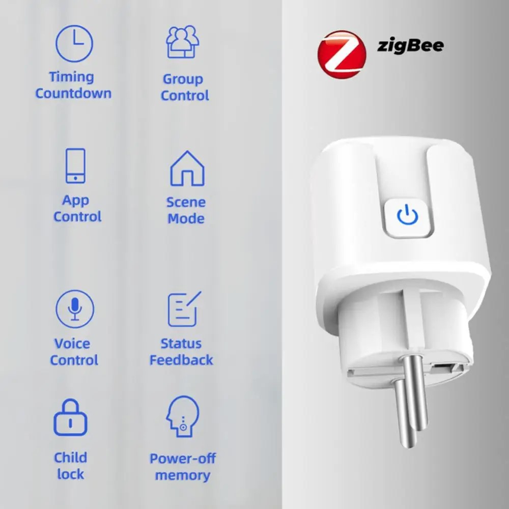 Tuya Zigbee Smart Plug 20A EU  - đánh giá và giá Smart Home Yandex