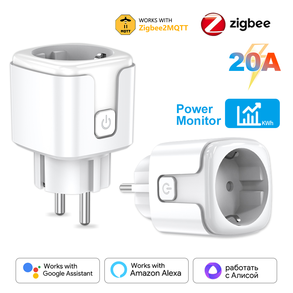 Zigbee3.0 Smart Socket EU 20A  - đánh giá và giá Smart Outdoor Plug