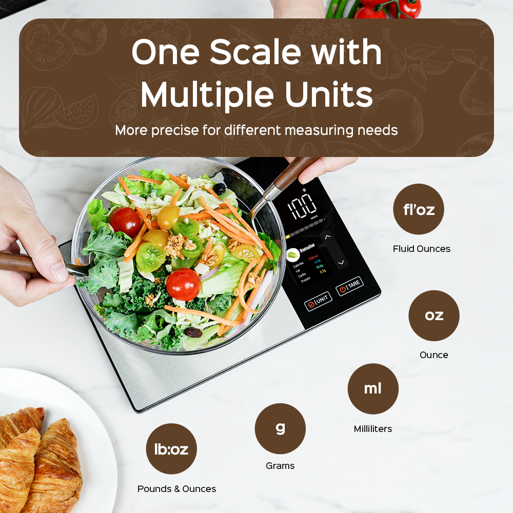 Smart Kitchen Scale Connects t - đánh giá và giá Smart Home Kitchen
