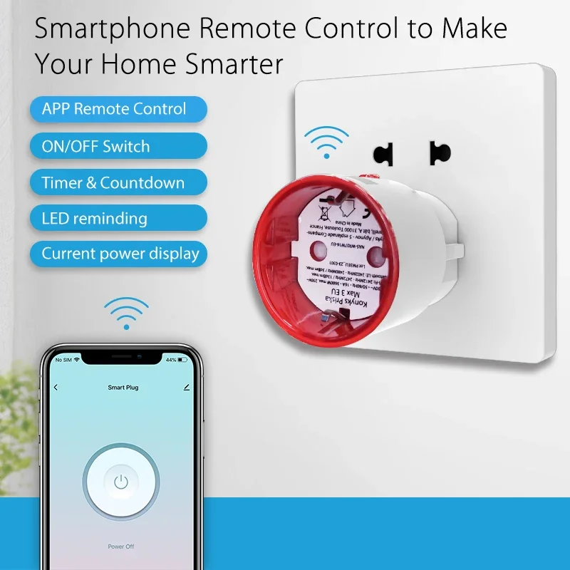 Tuya WiFi Smart Plug Socket EU - đánh giá và giá Smart Outdoor Plug