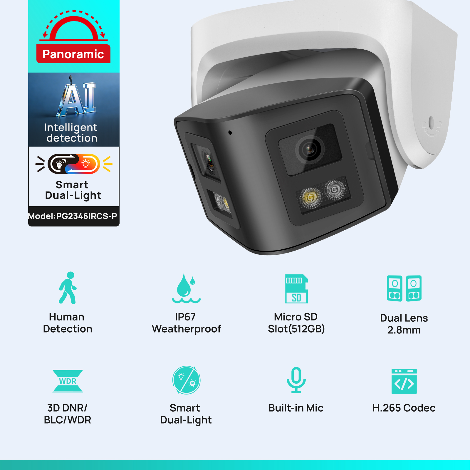 Vikylin 4MP Panoramic Smart Du - đánh giá và giá Smart Home Nas