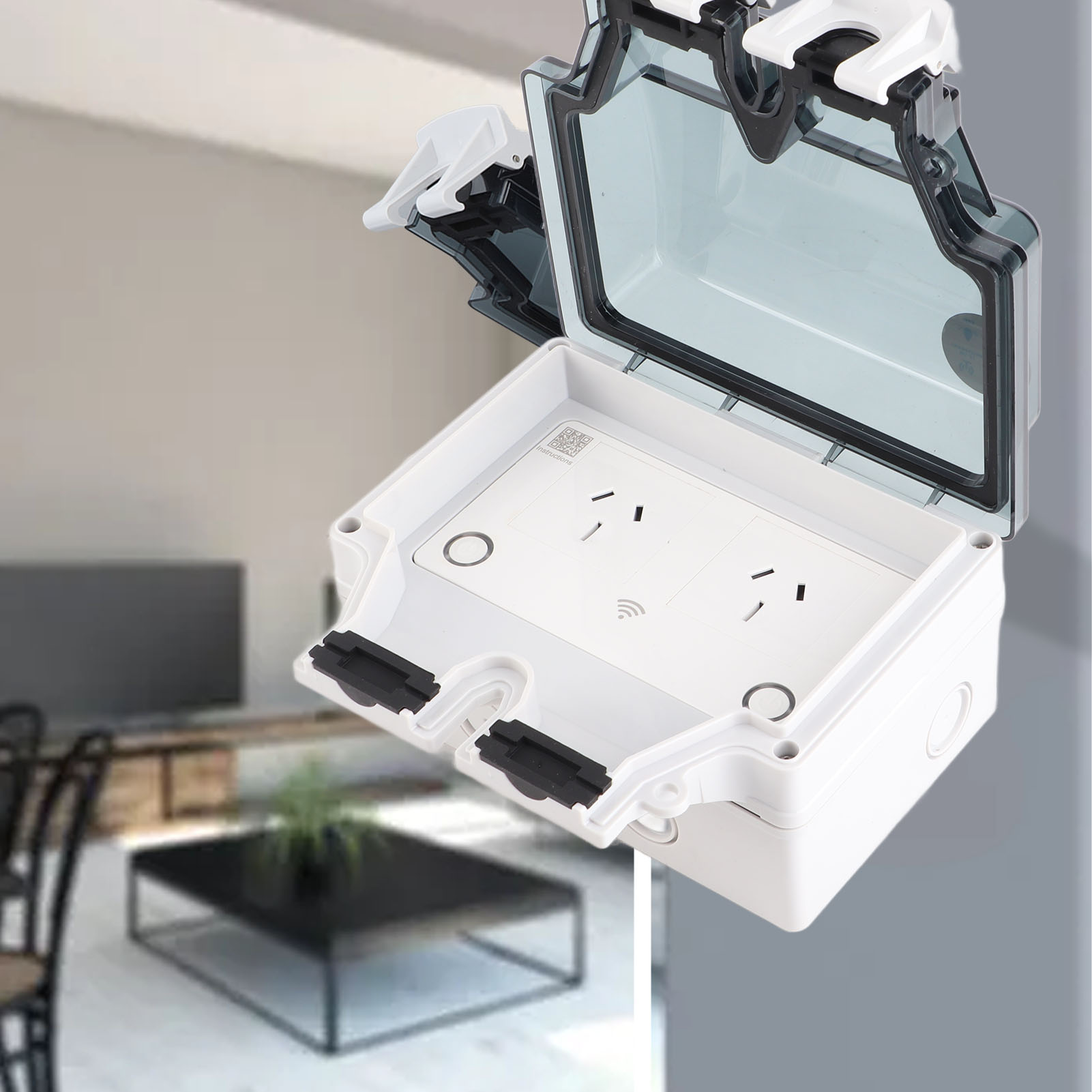 Waterproof Socket WiFi Socket  - đánh giá và giá Smart Outdoor Plug