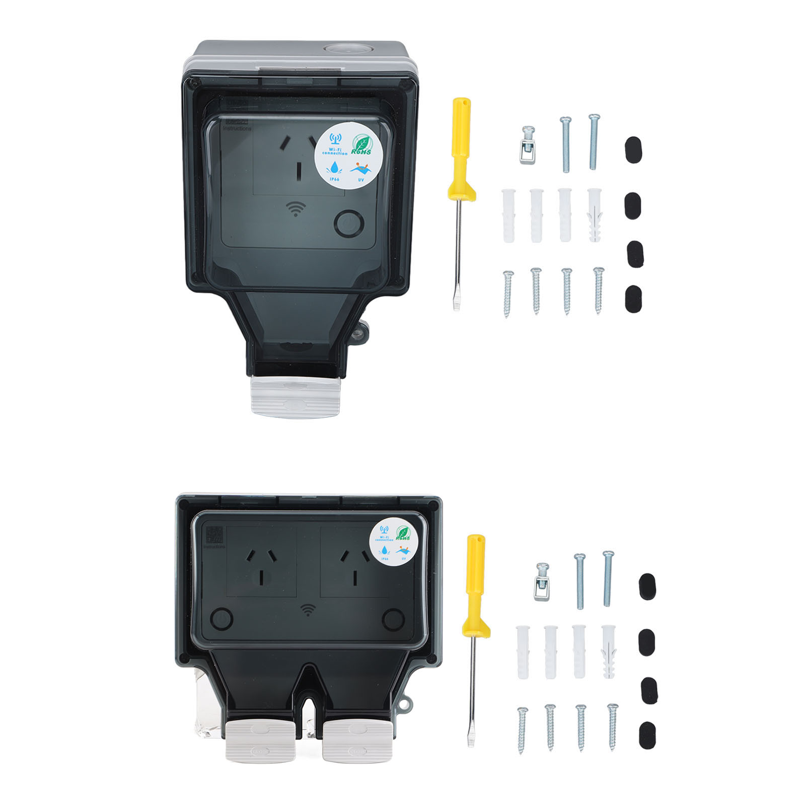 Waterproof Socket WiFi Socket  - đánh giá và giá Smart Outdoor Plug