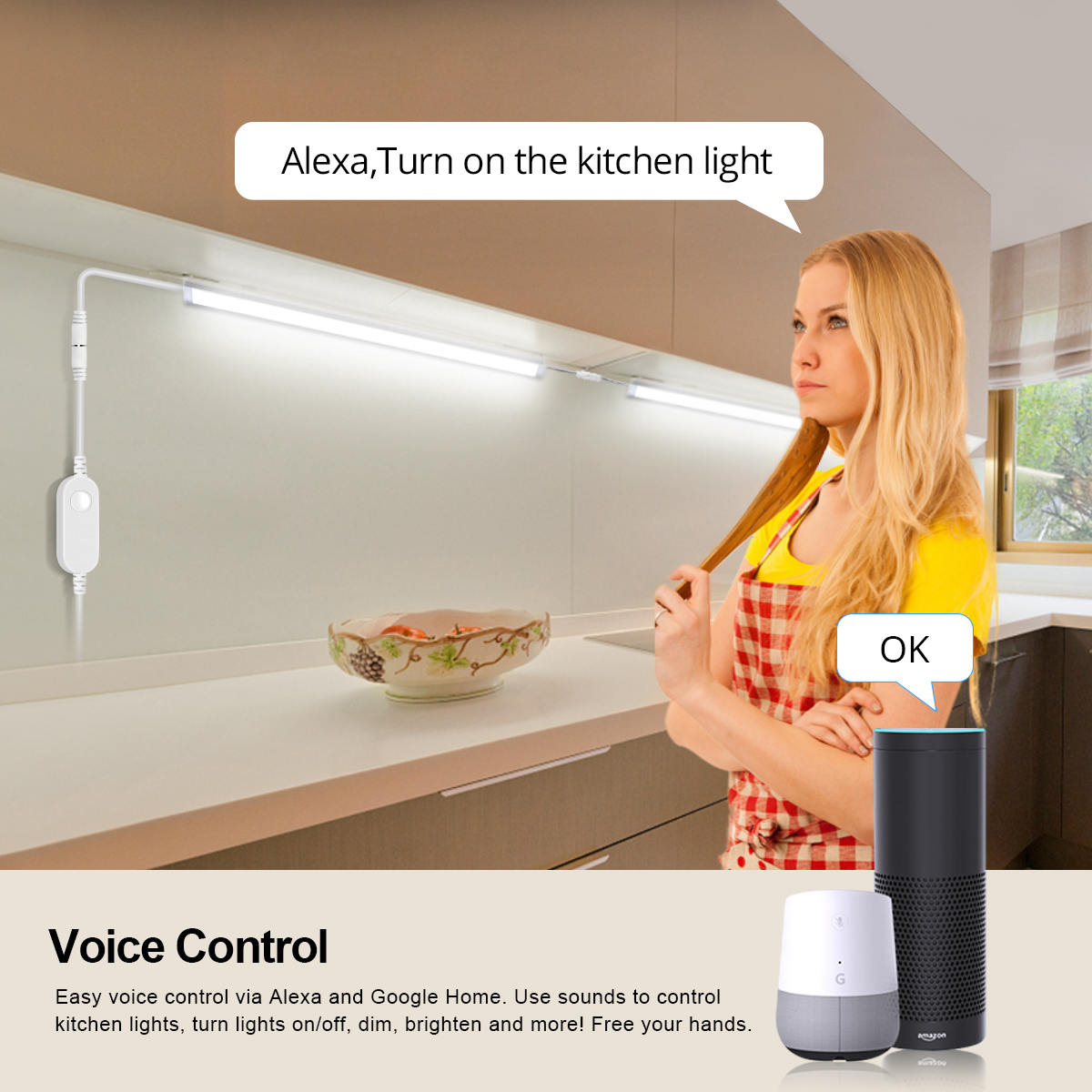 Smart Tuya Wifi Aluminum Bar L - đánh giá và giá Smart Home Kitchen