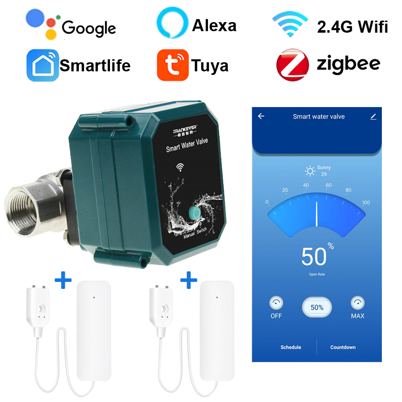 Tuya Zigbee Wifi Valve 0% To 1 - đánh giá và giá Wifi Water Sensor