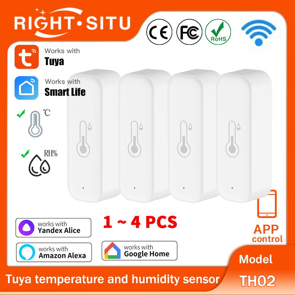 1~4pcs Tuya WiFi Temperature H - đánh giá và giá Smart Home Yandex