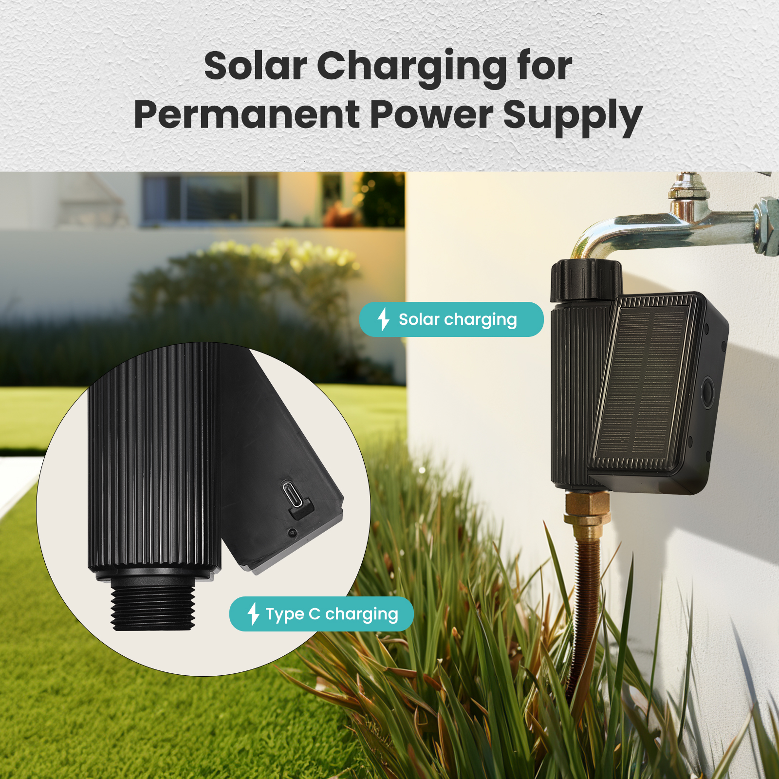 MOES Tuya US WiFi Solar Powere - đánh giá và giá Wifi Water Sensor