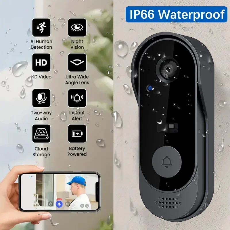 Video HD Wireless Waterproof D - đánh giá và giá Smart Home Video Doorbell