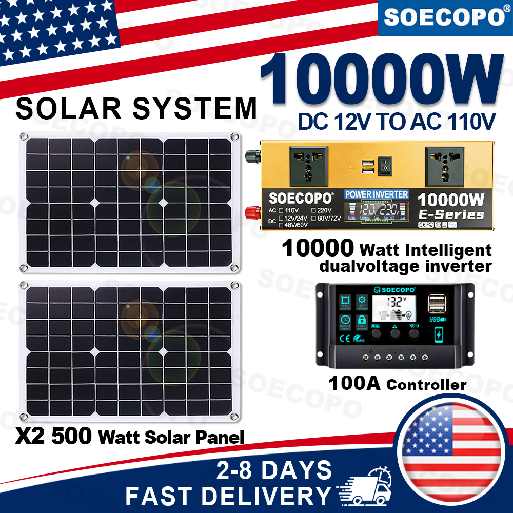 (US Stock) 10000W Peak Solar G - đánh giá và giá Home Automation Kit