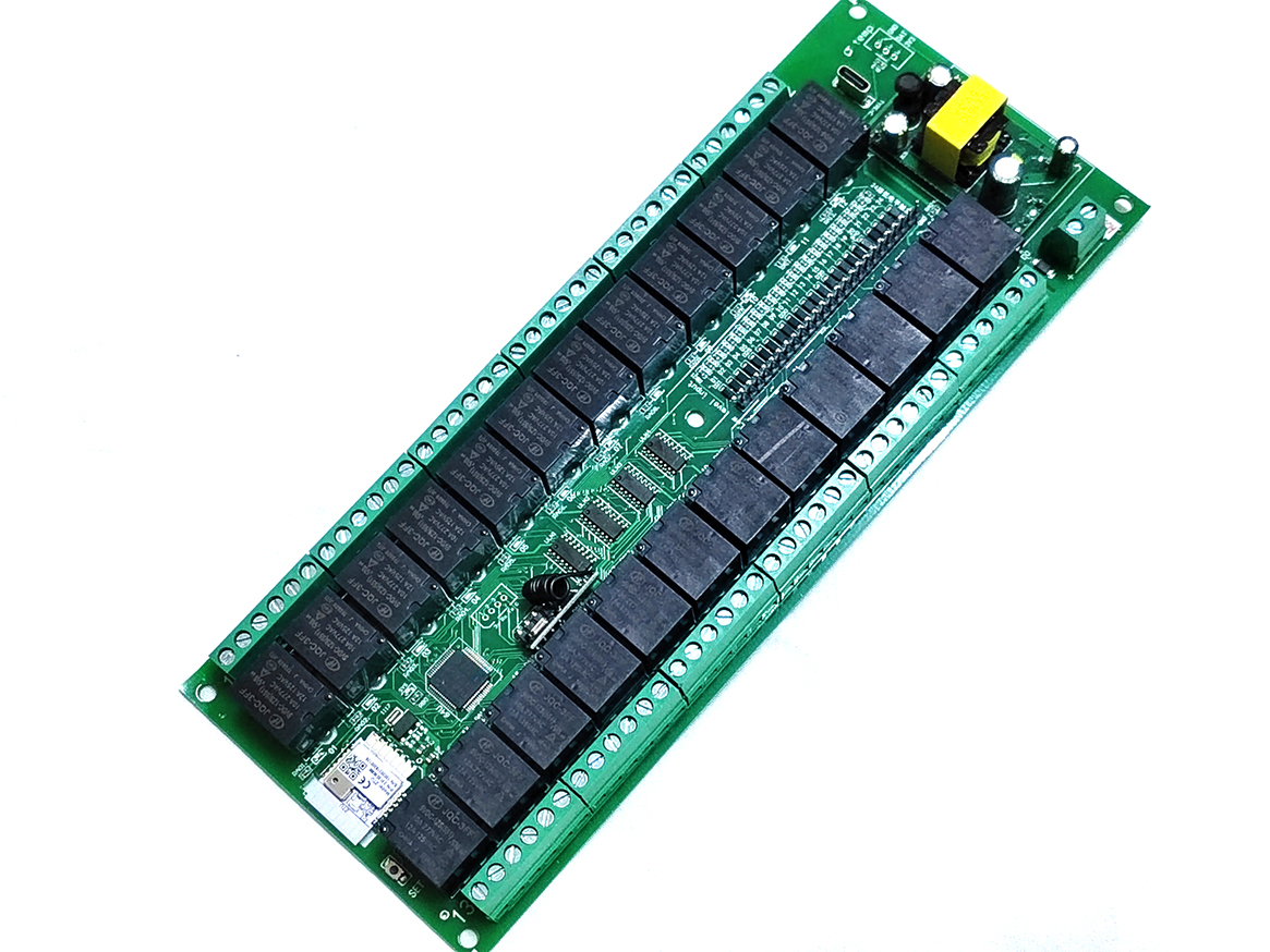 Relay Switch Module 24 Channel - đánh giá và giá Smart Home Control Panel