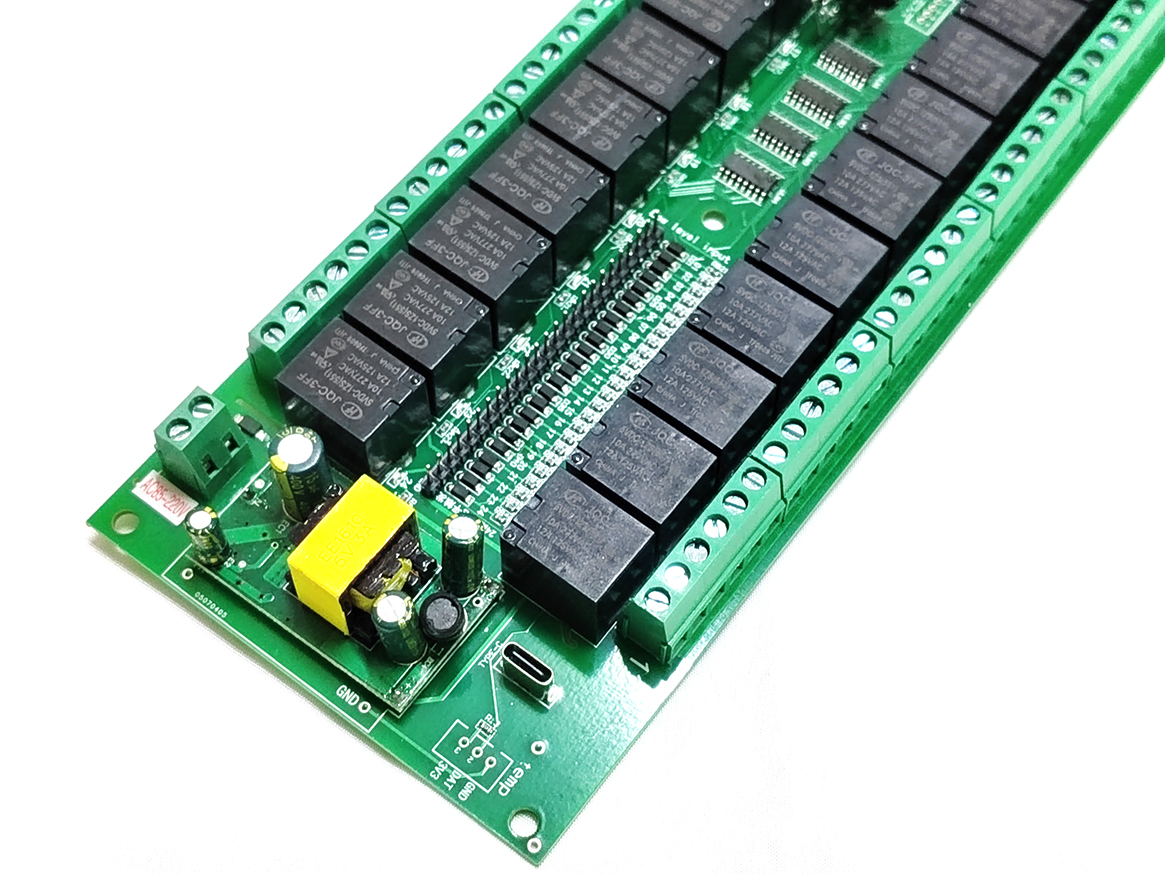 Relay Switch Module 24 Channel - đánh giá và giá Smart Home Control Panel
