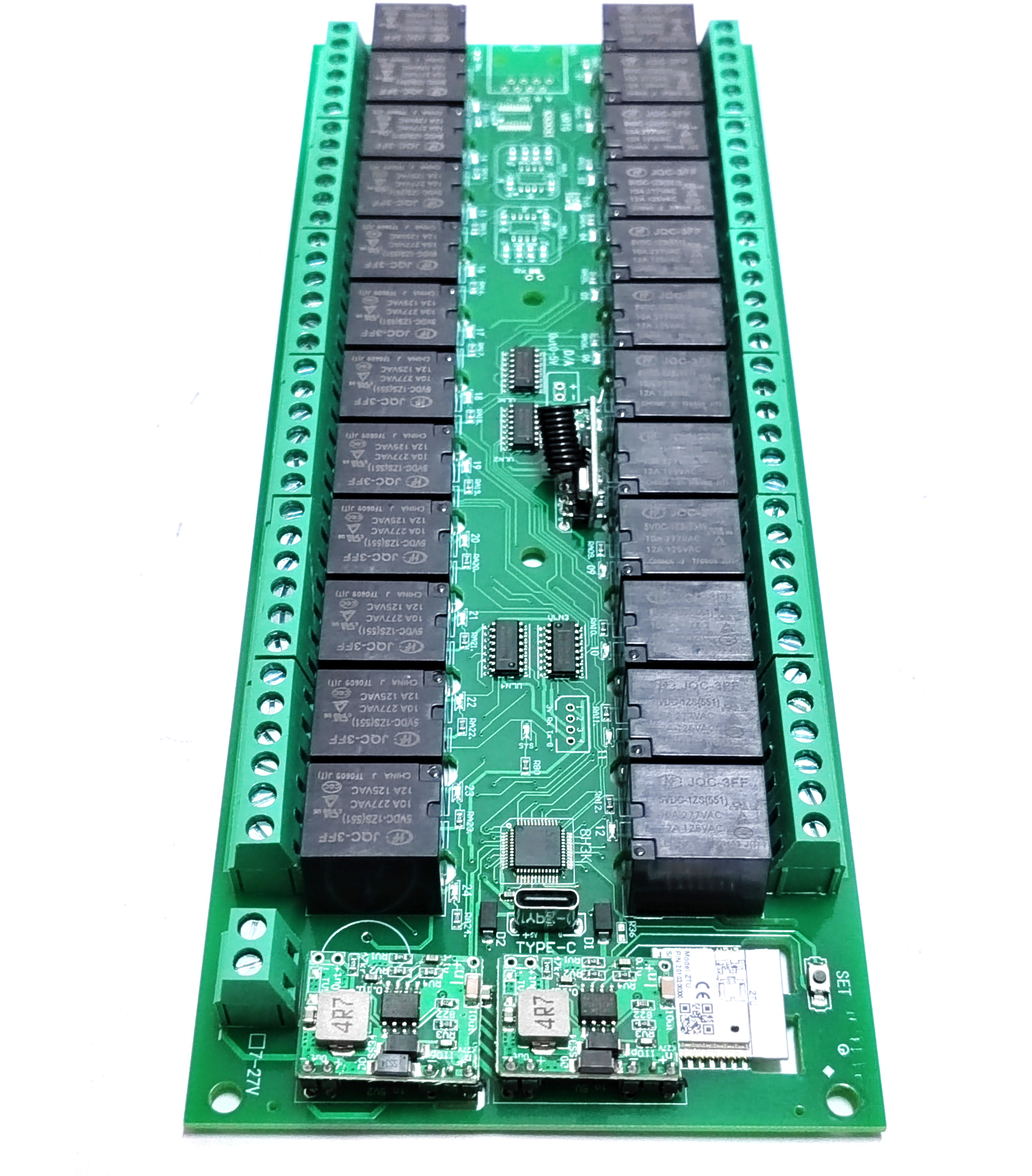 Relay Switch Module 24 Channel - đánh giá và giá Smart Home Control Panel