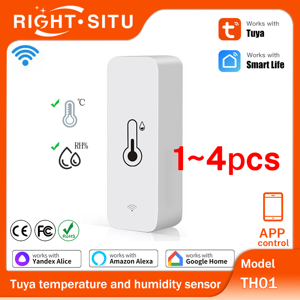 1~4PCS Tuya WiFi Temperature H - đánh giá và giá Smart Home Yandex