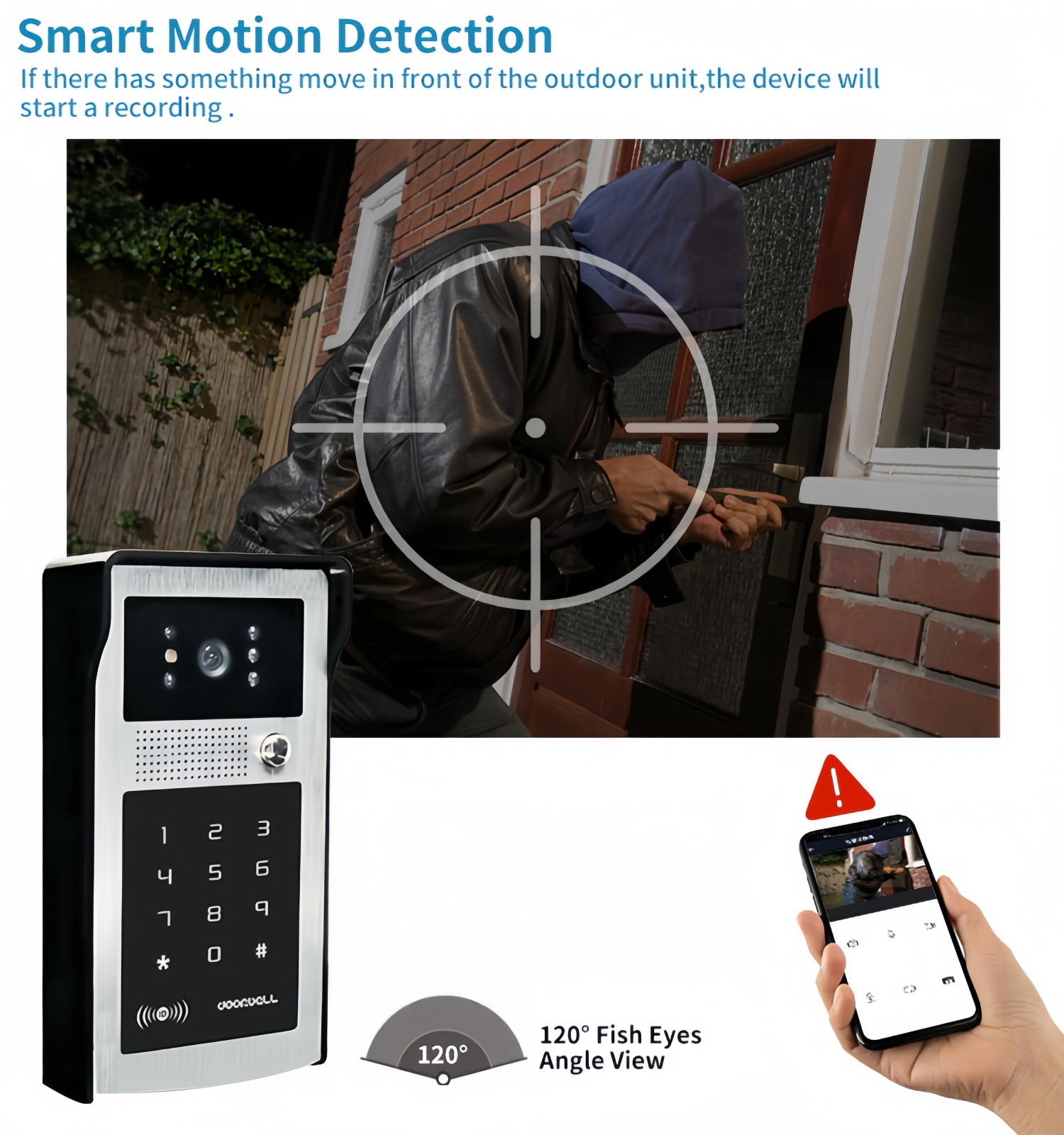 TUYA WIFI video intercom doorb - đánh giá và giá Smart Home Video Doorbell
