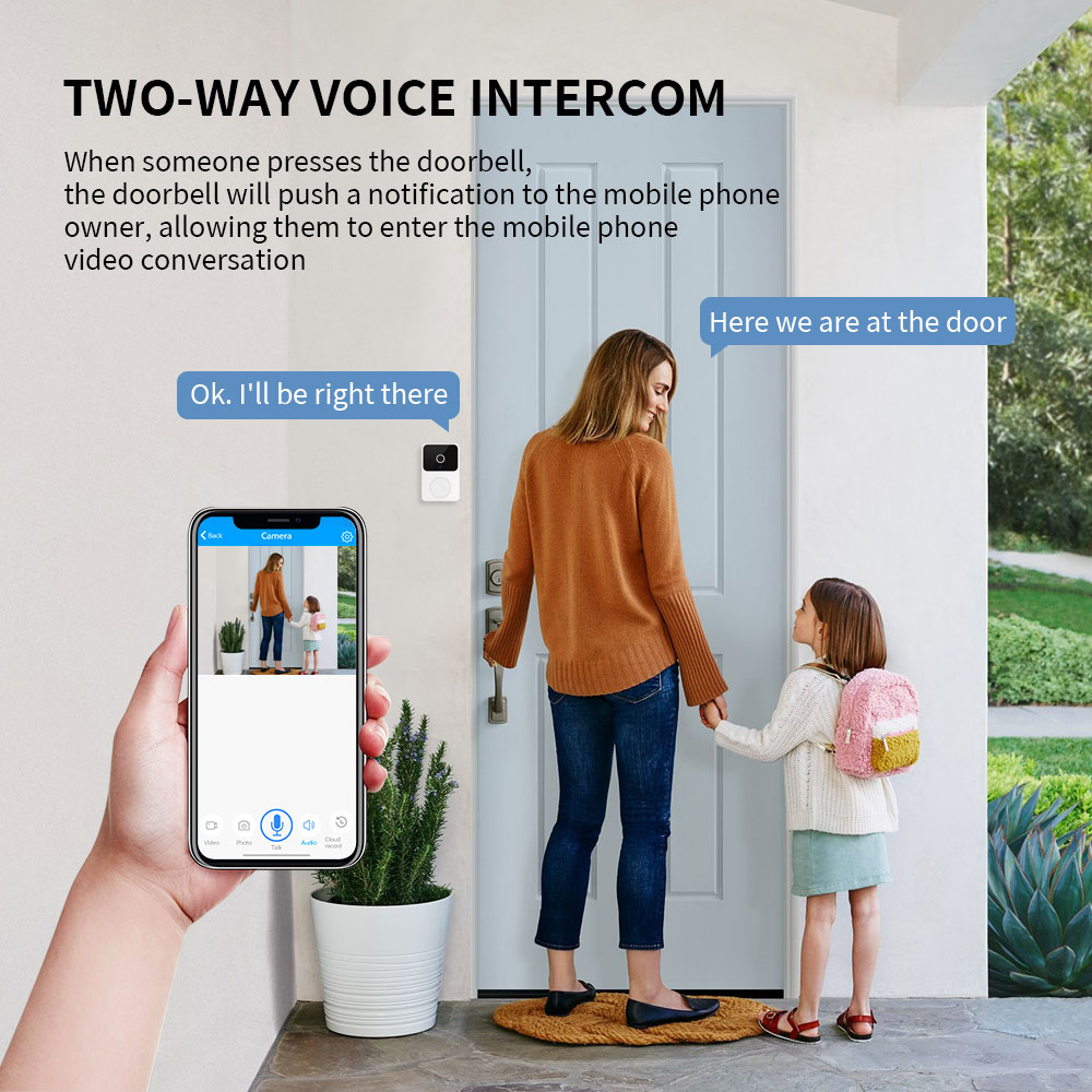 H5 Wireless Smart Video Doorbe - đánh giá và giá Smart Home Video Doorbell