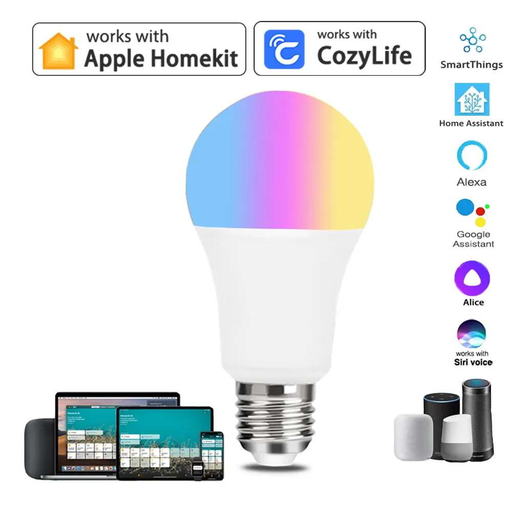 9W WiFi Homekit Light Lamp E27 - đánh giá và giá Smart Home Apple